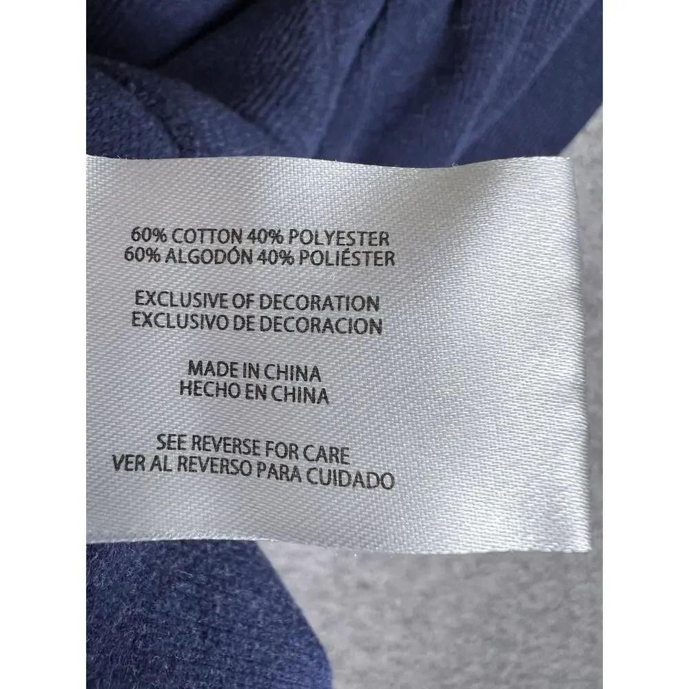 Banana Republic Long Sleeve T-Shirt Mens Size L Blue Waffle Knit Thermal Shirt